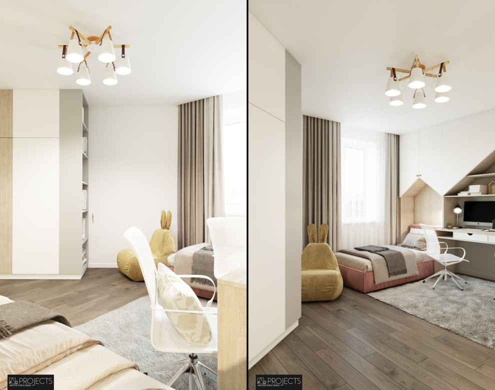 ДИЗАЙН-ПРОЕКТ ДВУХУРОВНЕВОЙ КВАРТИРЫ 104 м2