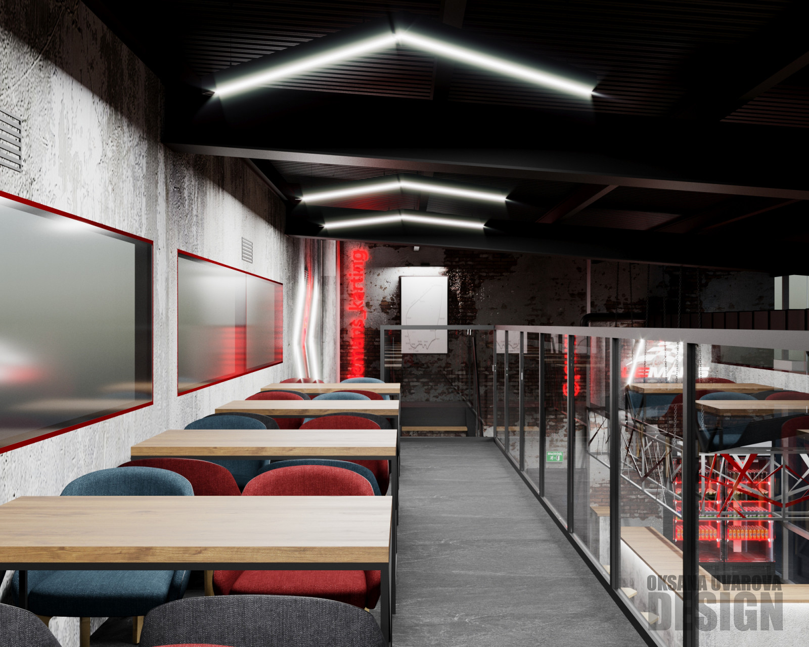 Дизайн ресторана в картинг-клубе