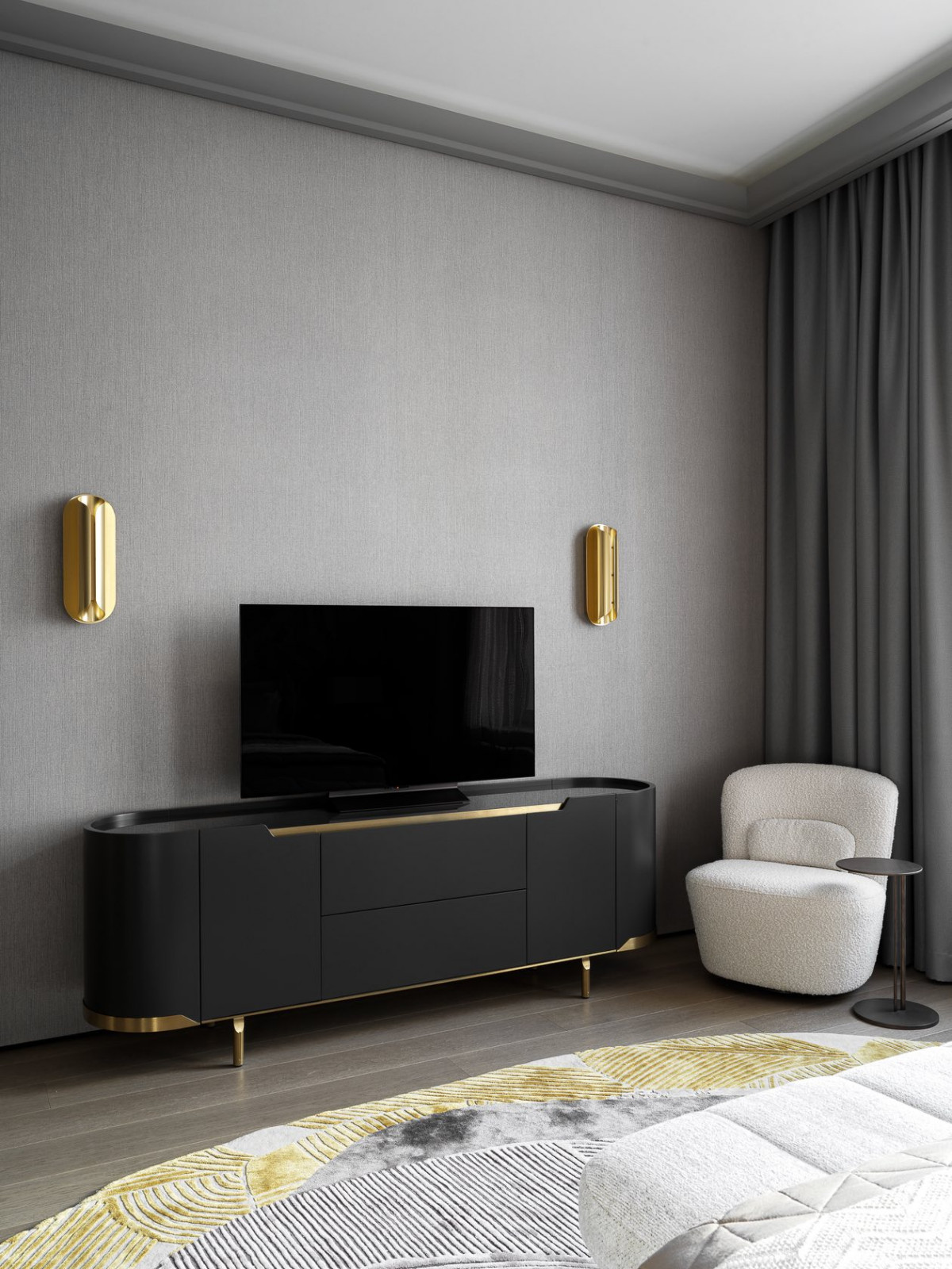 Реализация дизайн-проекта квартиры PR-103 в ЖК Ривьера