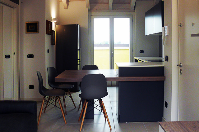 Sottotetto nel parco contemporain-salle-a-manger