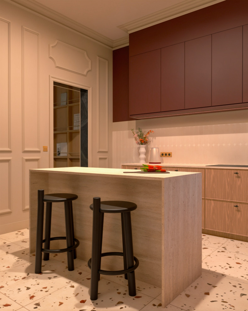 Projet concept – Appartement haussmannien contemporain (3D)