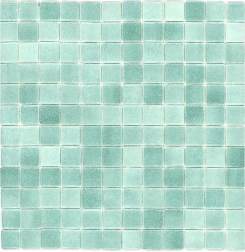 Elida Ceramica Recycled Mosaic Artic Green Glass Wall Tile