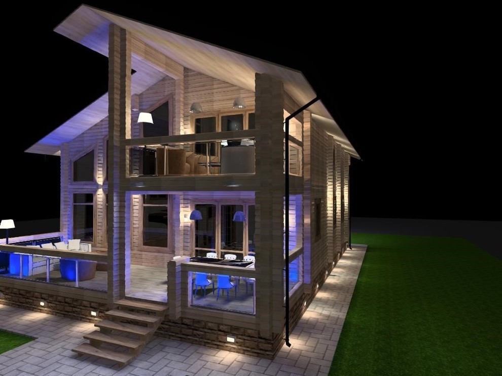 Освещение загородного дома