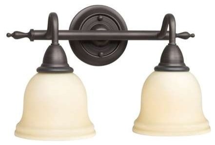 Belle Foret BF8382 Traditional / Classic Montepllier Bath 14-1/4" 2 Light Bathro