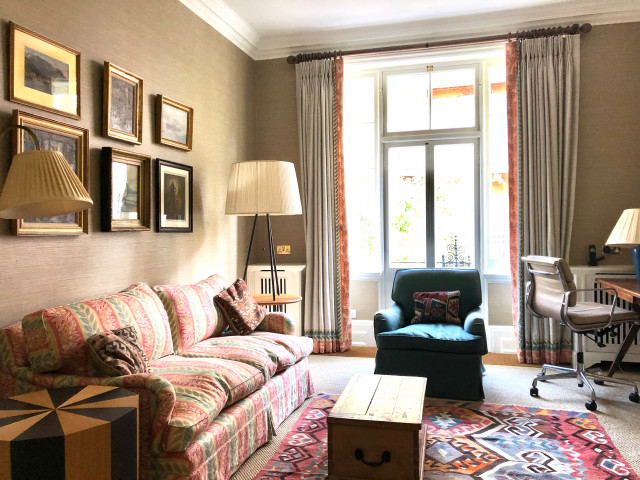Westminster Mansion Flat eklektisk-vardagsrum