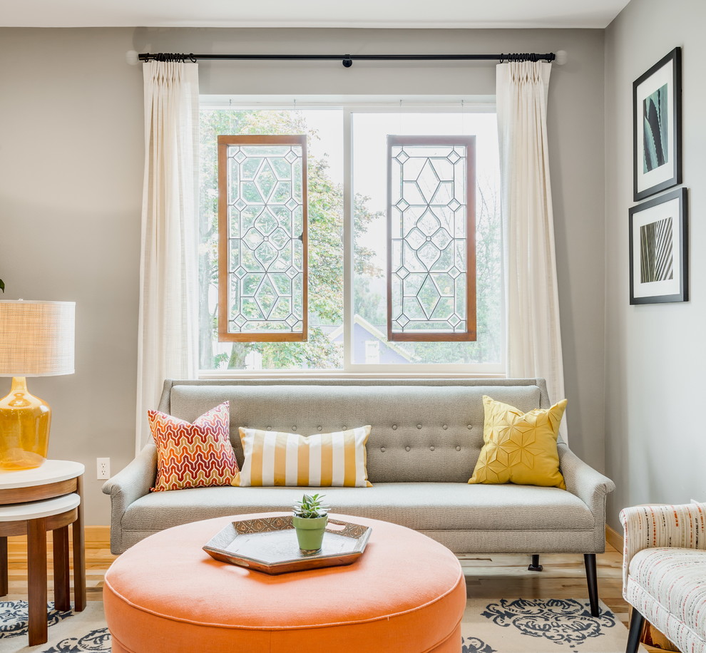Family room - transitional family room idea in Seattle