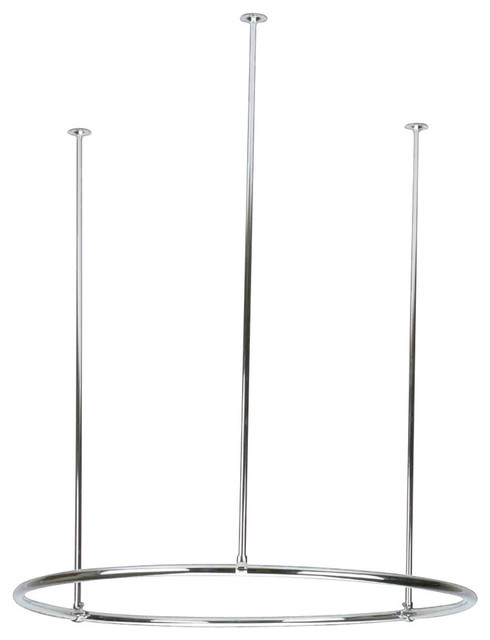 Shower Curtain Rod Chrome 32 Round Contemporary Shower Curtain Rod Chrome 32 Round