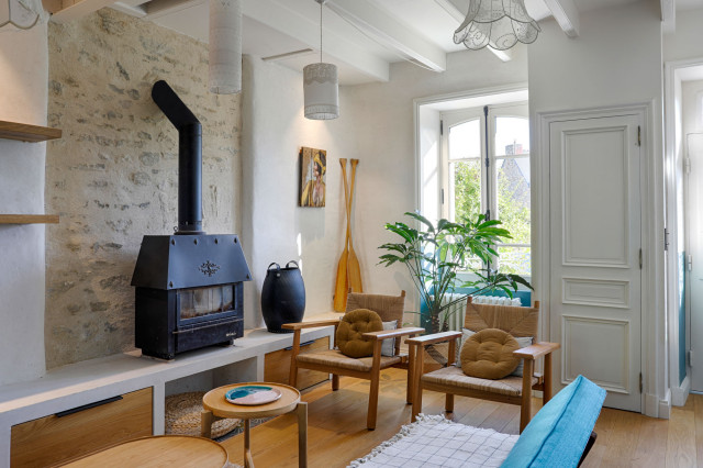 R&eacute;novation de maison maritim-vardagsrum