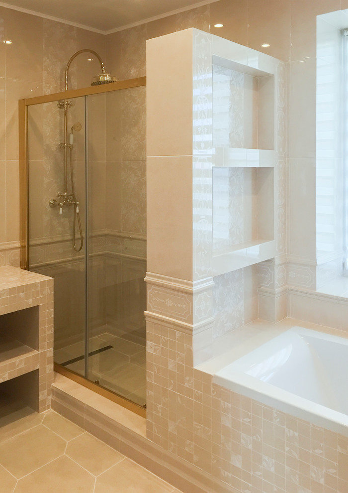 Ванная комната с окном, реализация 2019 г.