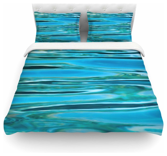 Susan Sanders Blue Water Teal Duvet Cover Contemporary Susan Sanders Blue Water Teal Duvet Cover Contemporary Covers And Sets By Kess Global Inc