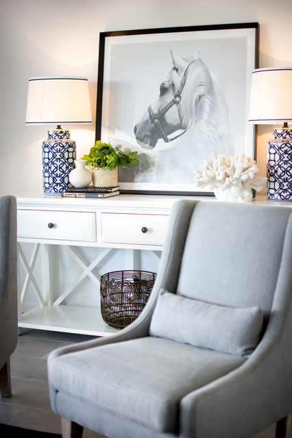 Australian Hampton Style contemporary-living-room