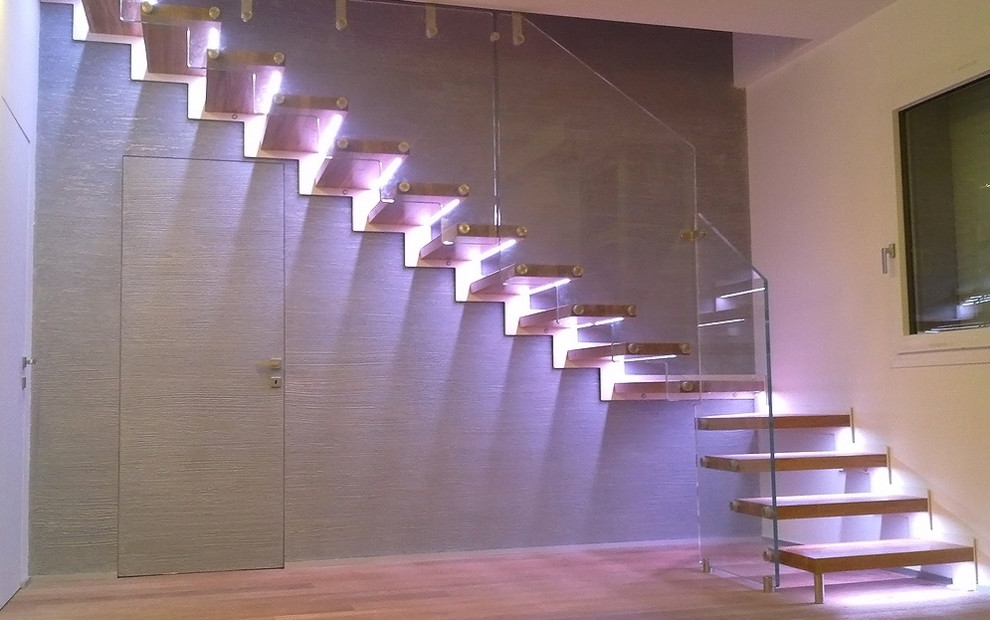 Design ideas for a contemporary staircase in Bologna.