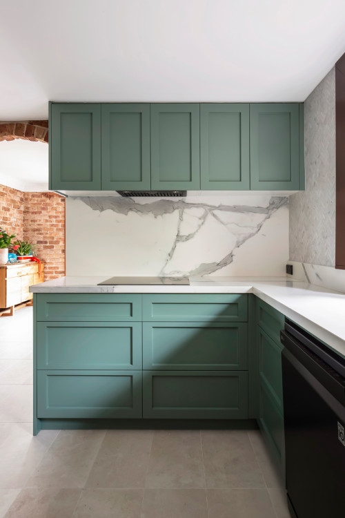 30 Stylish Green Kitchens With Earth-Toned Accents