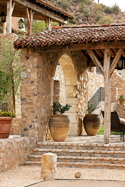 Oz Architects mediterranean-patio