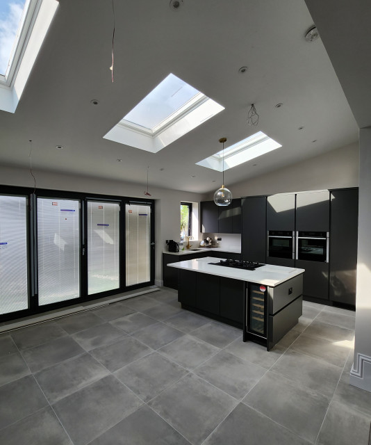 Wrap around Extension & Loft Conversion - Orpington trendy-koekken