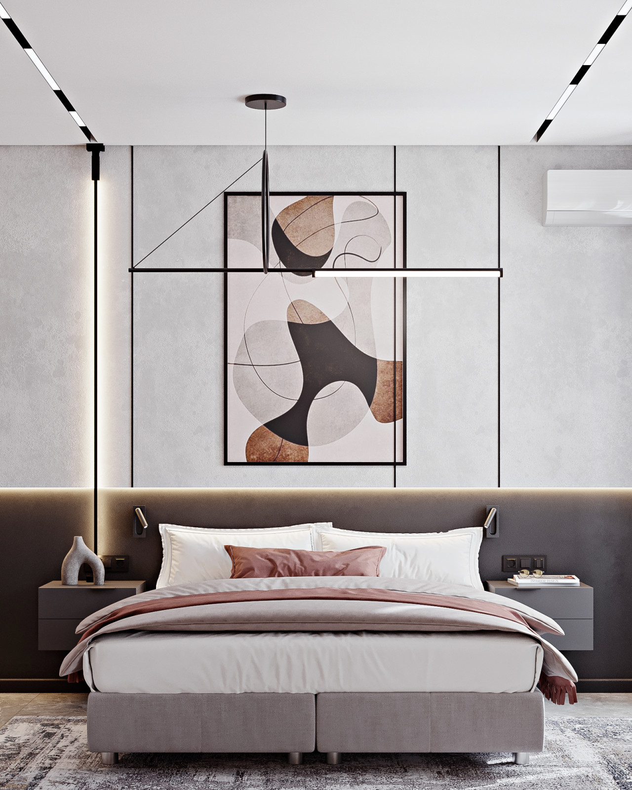 КП Первозванный 1,  спальня (вариант 3)