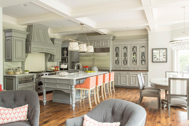Calamus Circle Residence transitional-kitchen