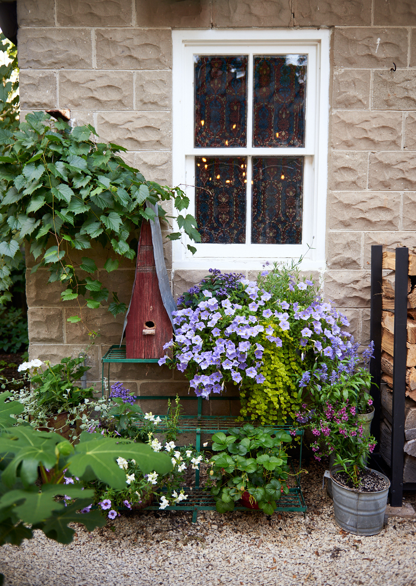 Rustic Backyard Landscape - Cedarburg, WI
