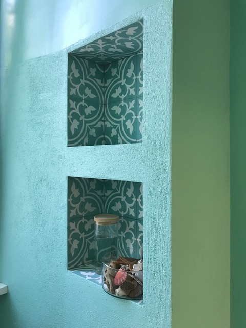 Cementine Floreali - cement tiles modern-badezimmer
