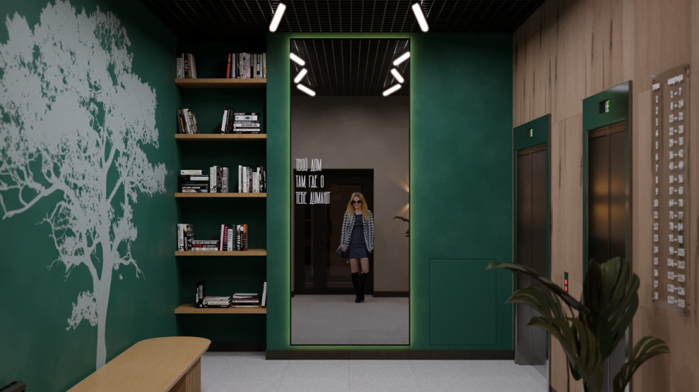 Подъезд многоквартирного дома в Твери