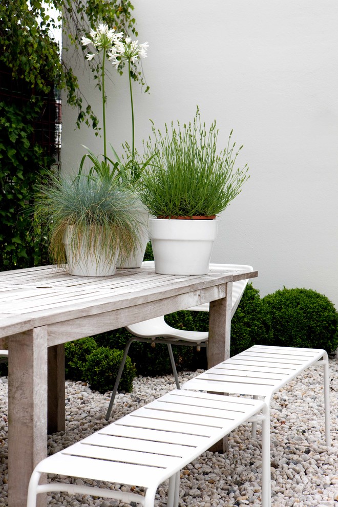 This is an example of a contemporary patio in Amsterdam.