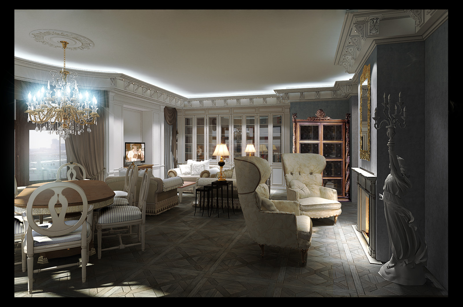 Гостиная и визулизация