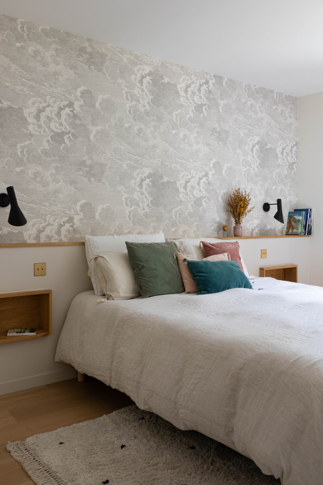 Inspiration pour une chambre nordique.