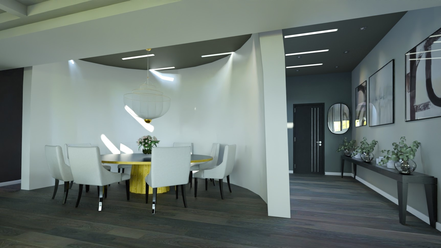 entrée de l'appartement