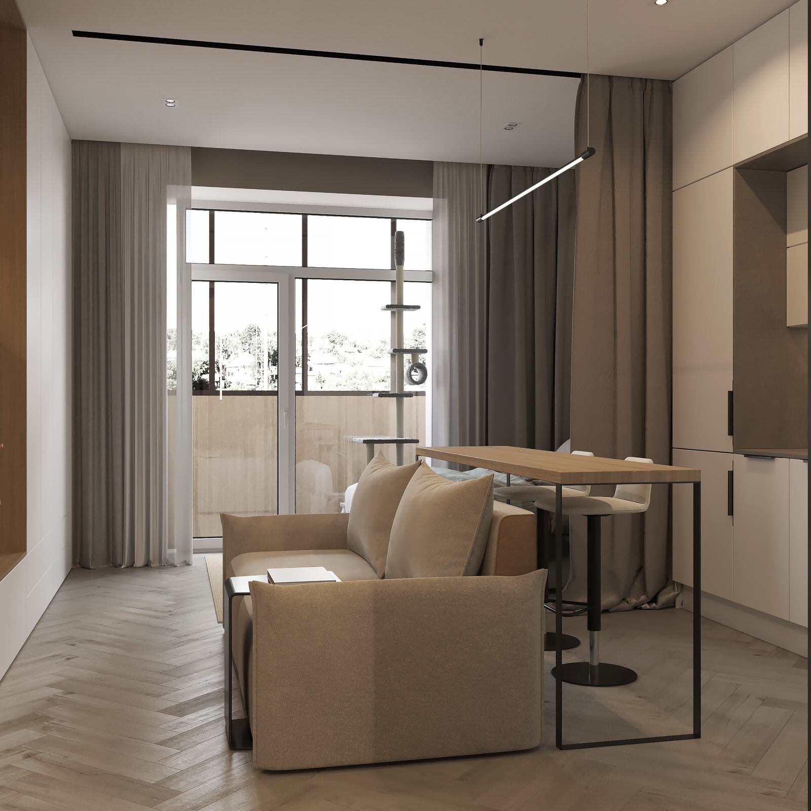 Небольшая студия в 30 м/кв