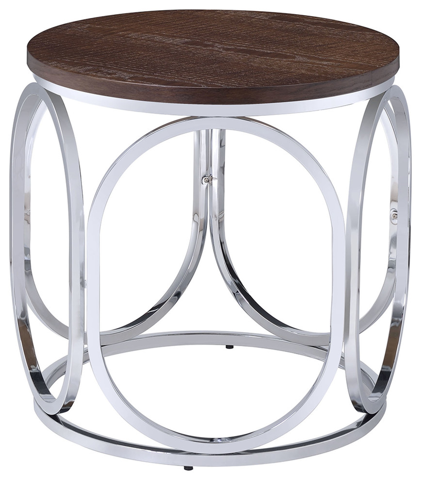 Picket House Furnishings Jayme Round End Table Contemporary Side