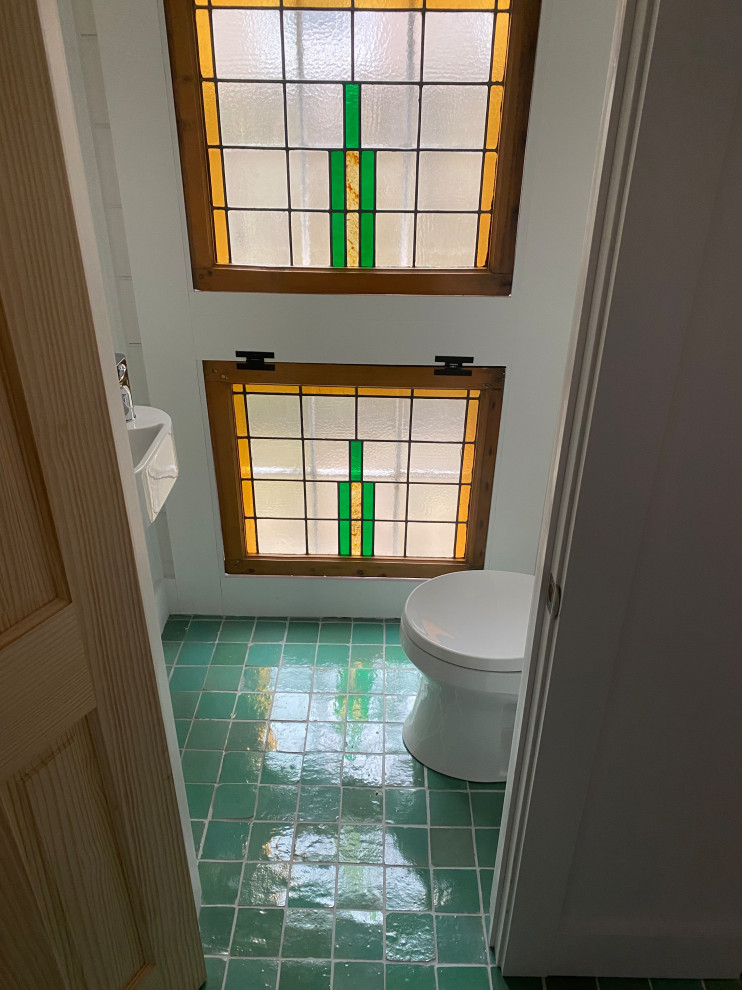 Custom Powder Room- Mud room conversion