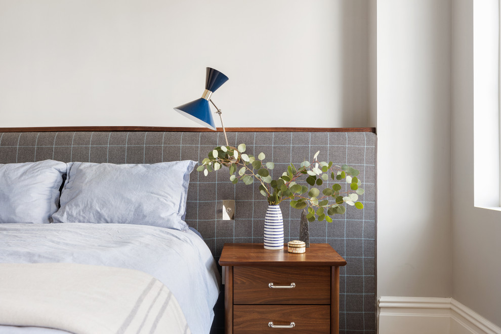 Transitional bedroom photo in New York