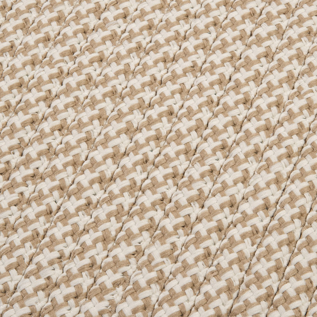 Herringbone Mudroom Runner Sand 2'6"x9', Runner Rectangle Rug, Braided Farmhouse Outdoor