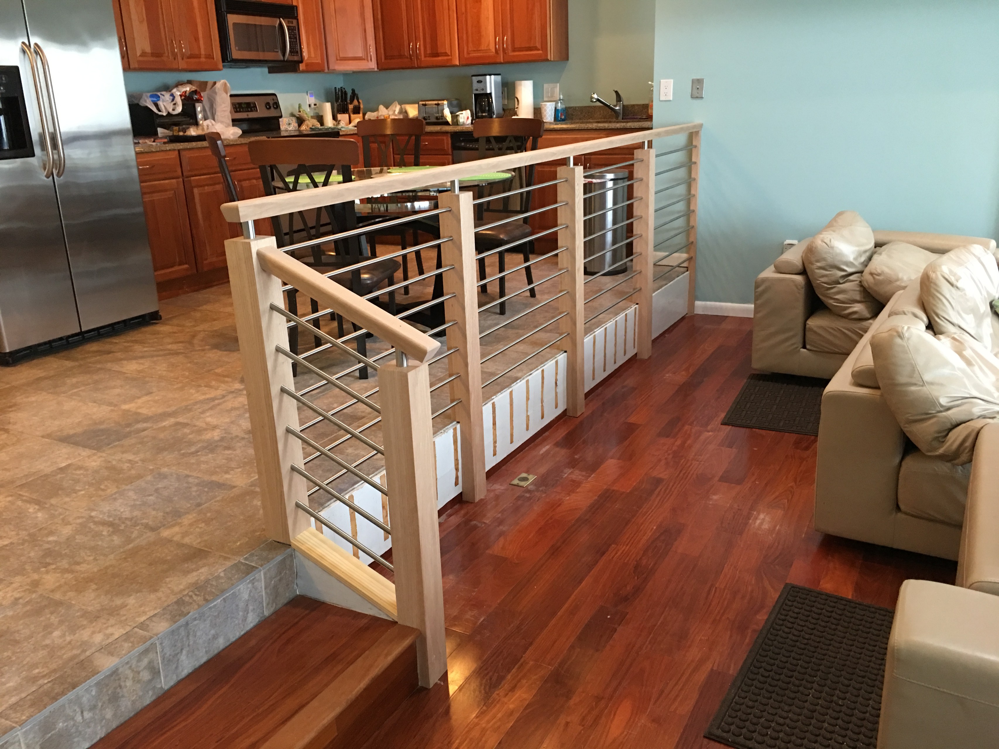 Custom stainless cable rail