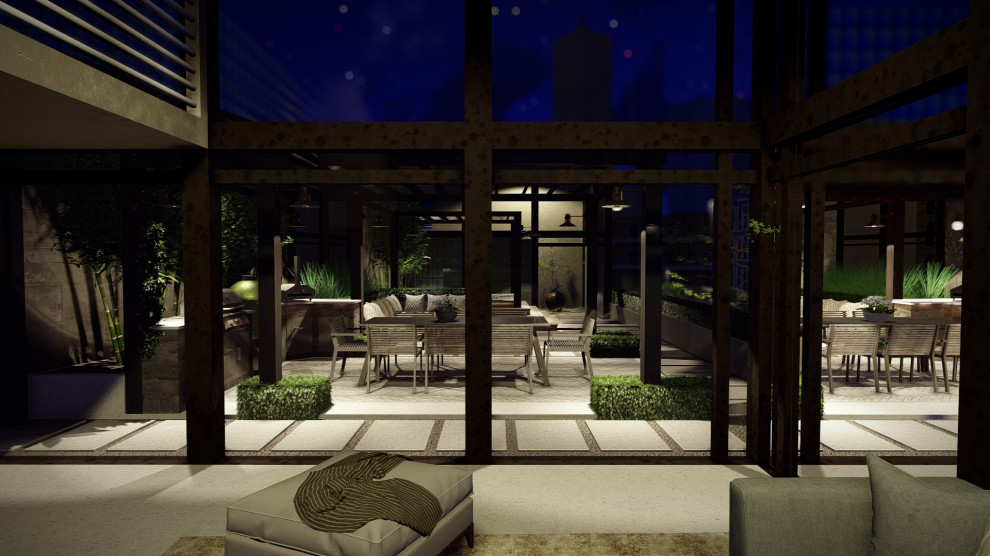 Fresh Look at Project Penthouse Modern Deck Other By Flaura