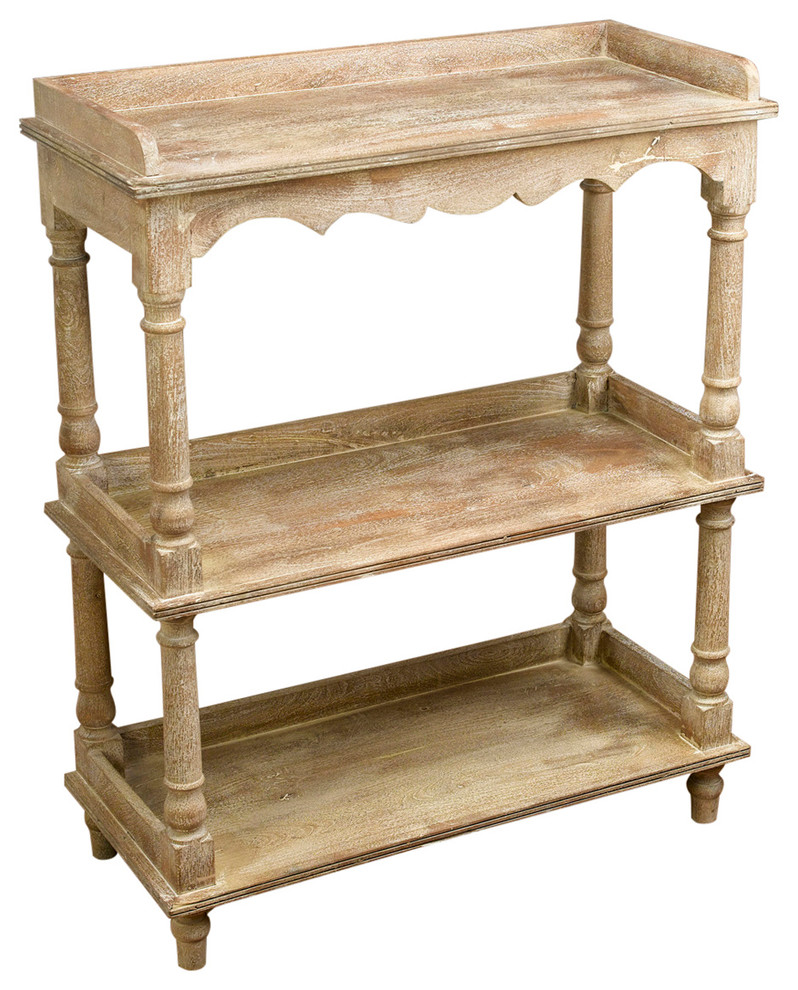 3Tier Cambridge Shelf Farmhouse Display And Wall Shelves by
