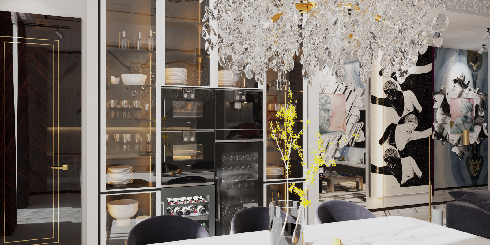 Многомерный интерьер как искусство.