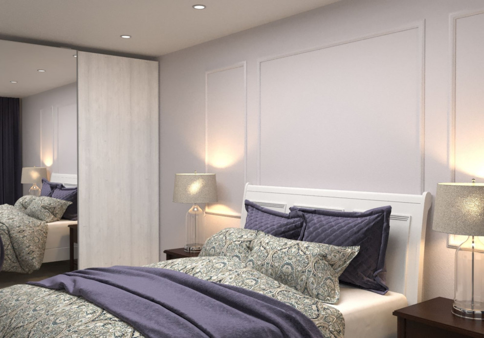 Квартира для любителей лаванды и мяты.