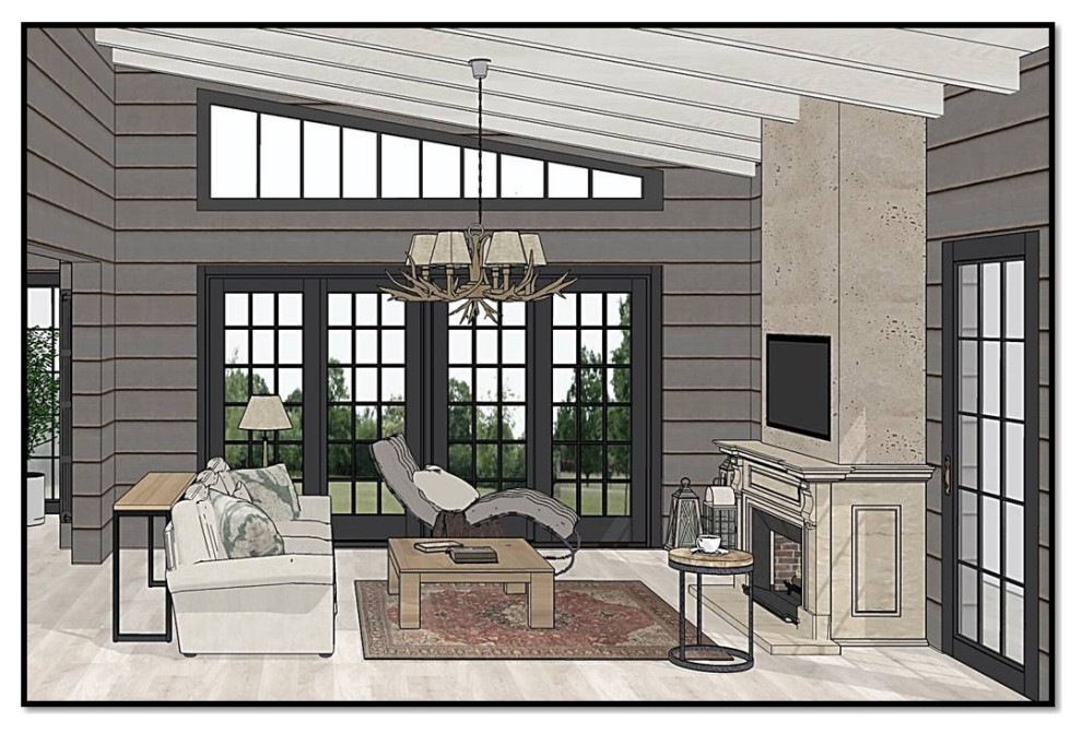 Деревянный дом на Истре