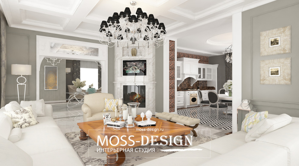 Дизайн интерьера коттеджа