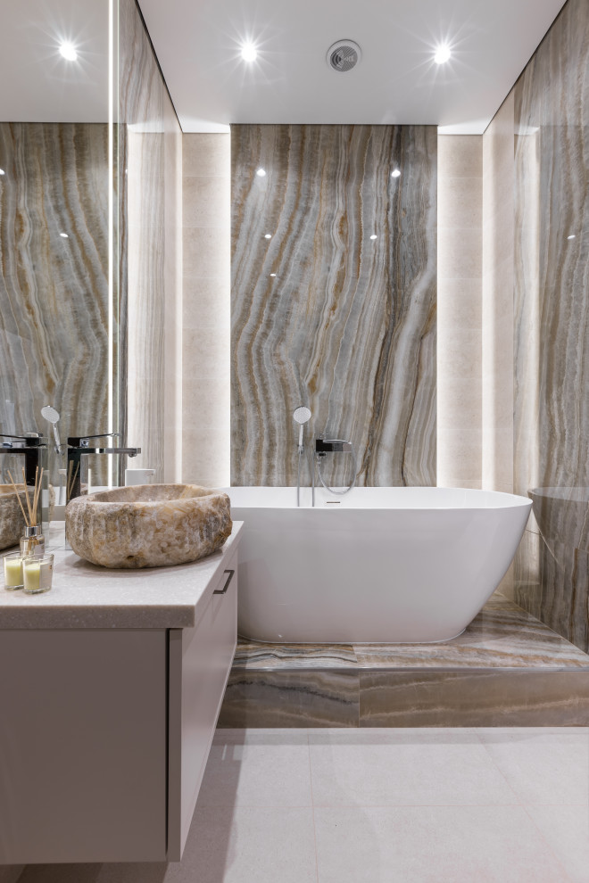 Светлая квартира в цвете кашемир