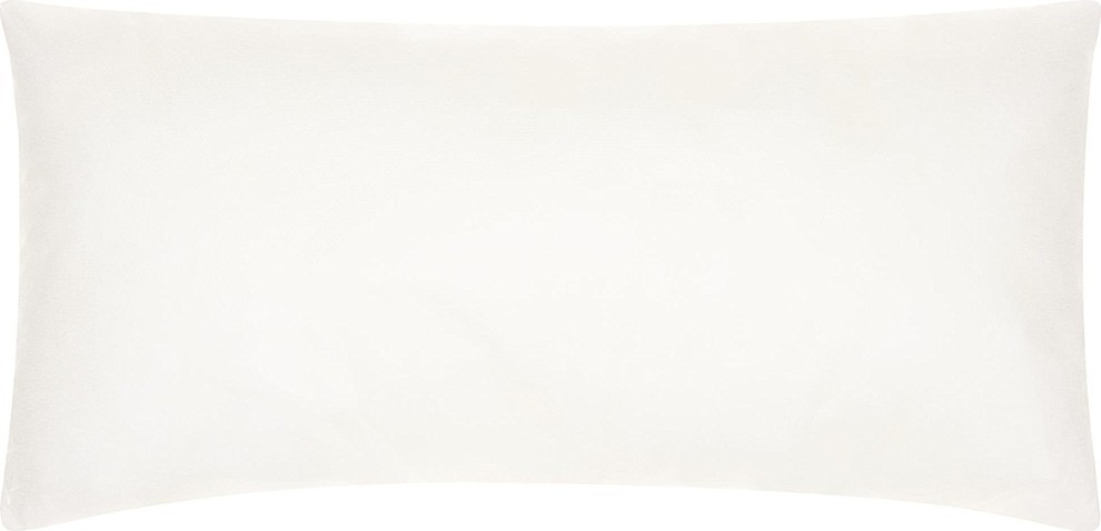 Mina Victory Polyester White Pillow Insert, 16"x32"