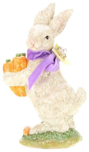 Mark Roberts 2023 Jeweled Rabbit With Carrots 8.5'' - Contemporary ...
