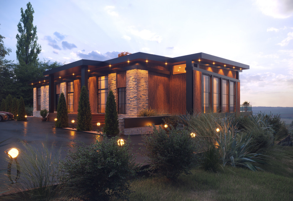 Проект частный резиденции Square