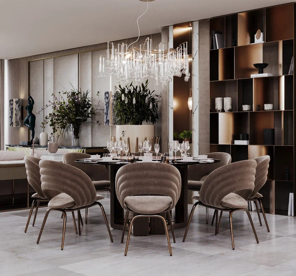 Дизайн интерьера квартиры в Дубае, Atlantis The Royal (2023)