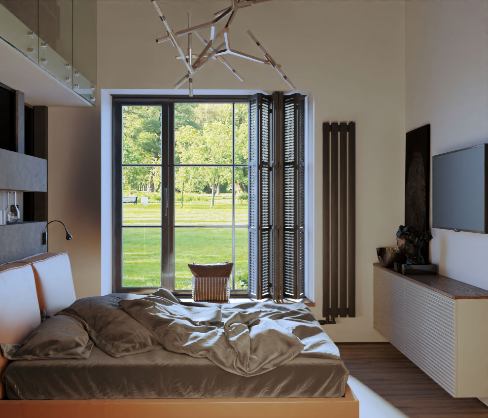 Мастер-спальня в частном доме