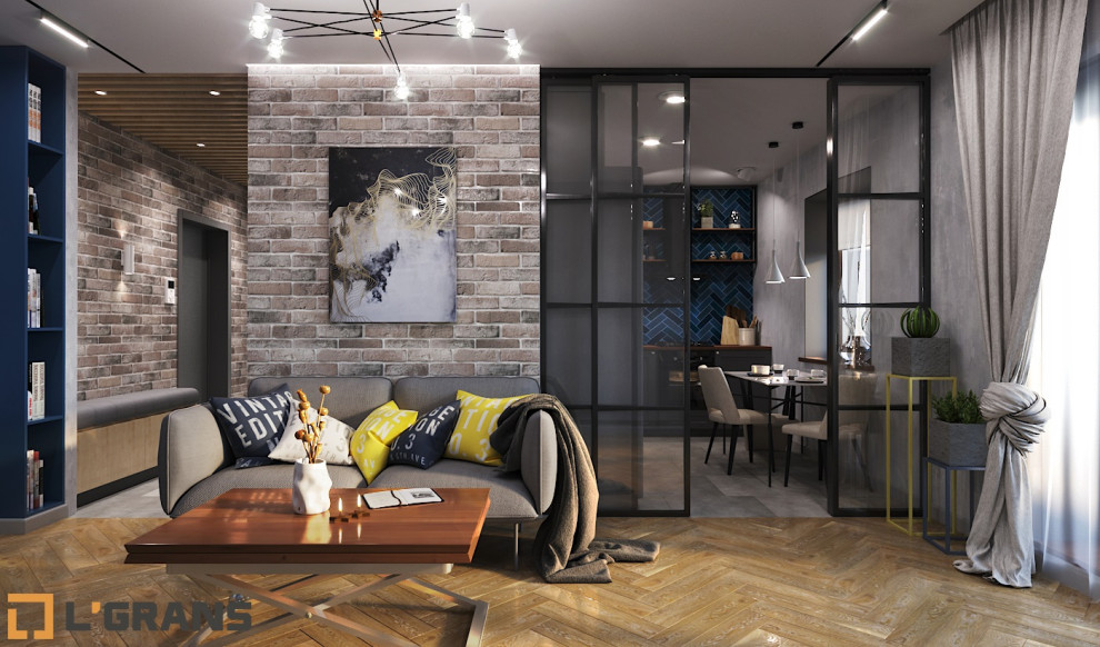 Дизайн интерьера 4к. квартиры по ул. Герасимова в Хабаровске