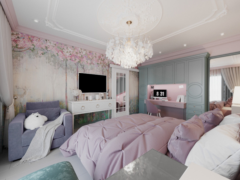 Легкий, воздушный интерьер квартиры в Москве