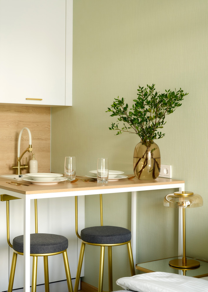 Квартира — студия по дизайн проекту Екатерины Тагировой. Санкт-Петербург