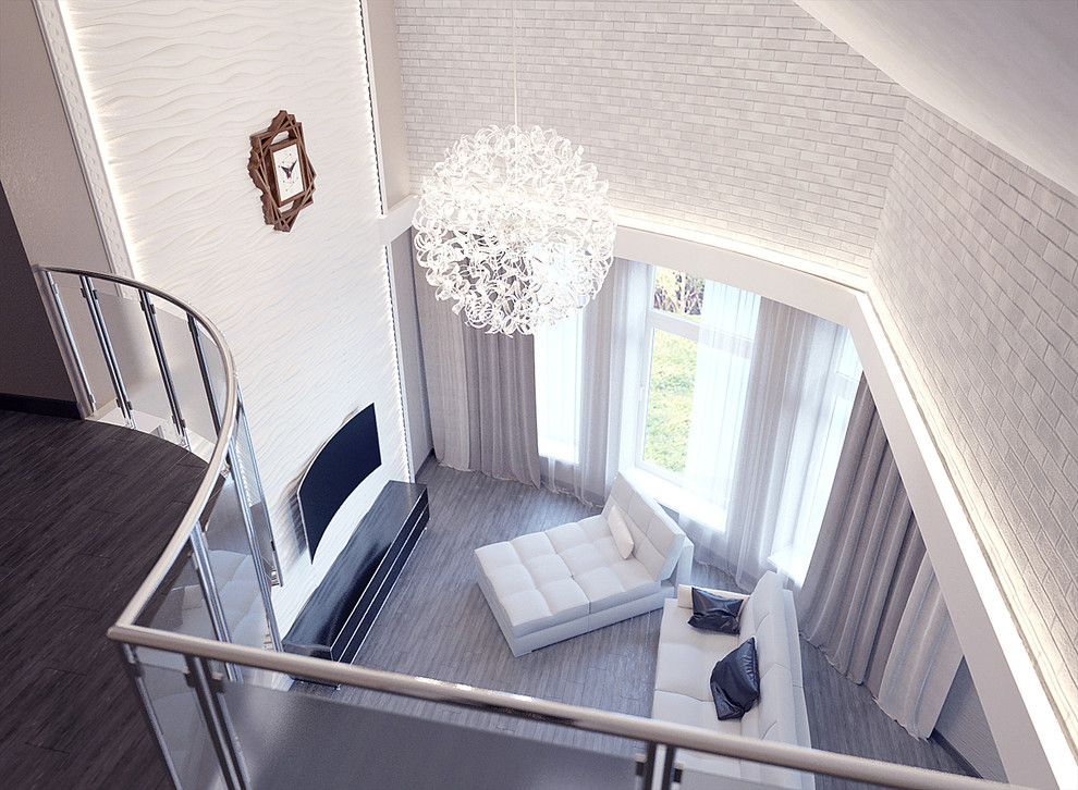 3-х этажный коттедж с интересной круглой планировкой